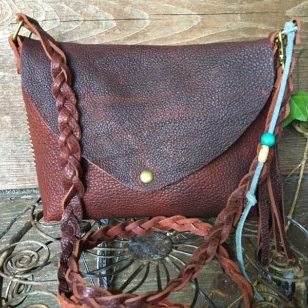 (sold)Burgandy/brown bison