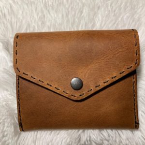 English Tan leather wallet