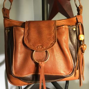 Caramel Brown leather Purse