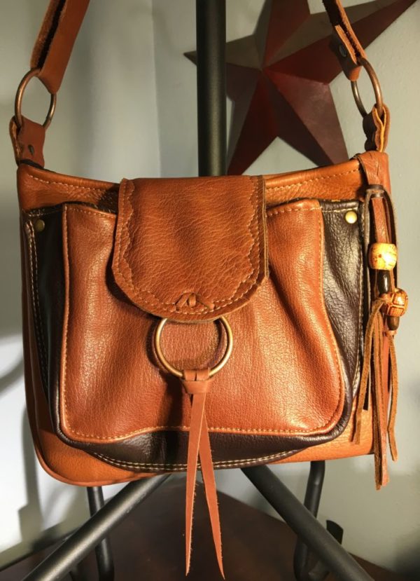 Caramel Brown leather Purse