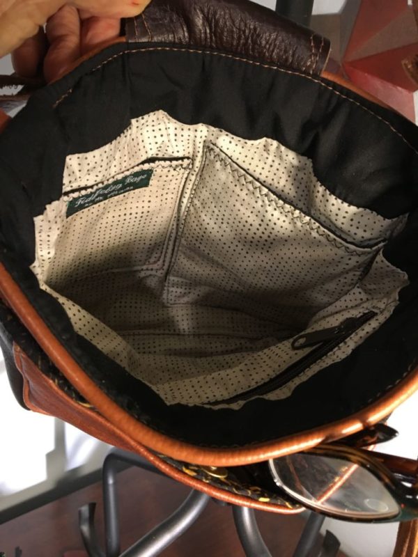 Caramel Brown leather Purse - Image 3