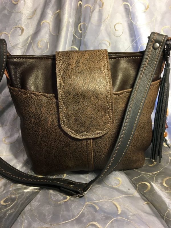 Brown Re-purposed Leather