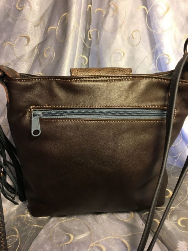Brown Re-purposed Leather - Image 2