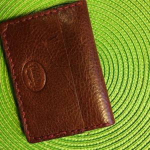 Brown Leather minimal wallet