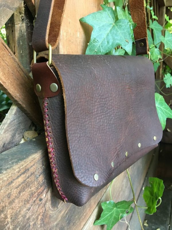 (sold)Kodiak Brown leather Chloe crossbody - Image 2