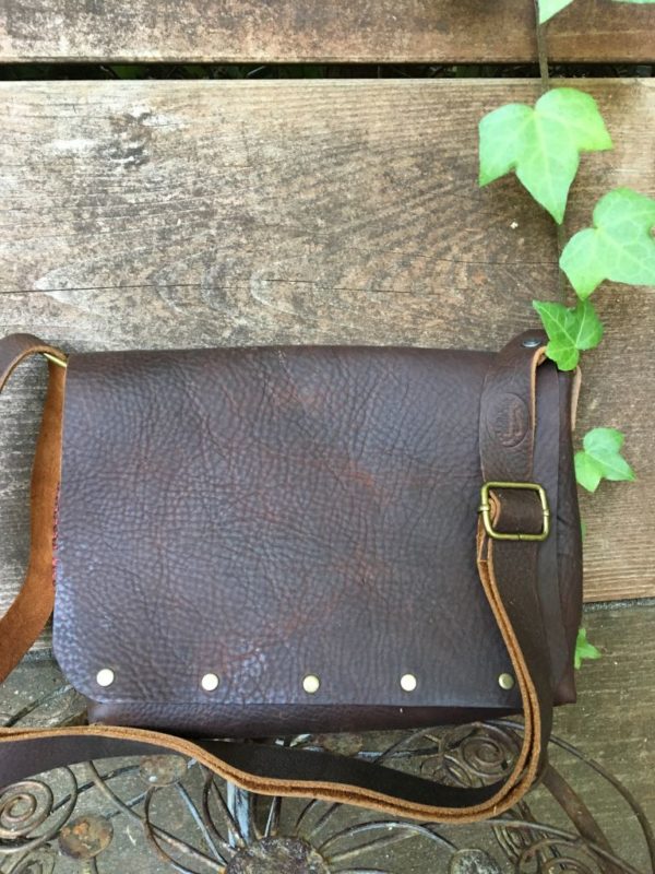 (sold)Kodiak Brown leather Chloe crossbody