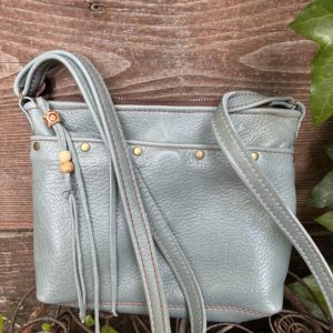 Seamist leather crossbody bag