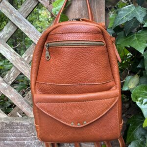 Aztec Brick leather backpack